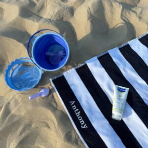 Riviera Beach Towel - Dark Blue
