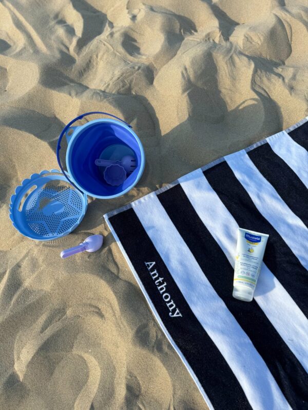 Riviera Beach Towel - Dark Blue