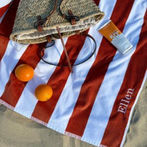 Riviera Beach Towel - Terracotta