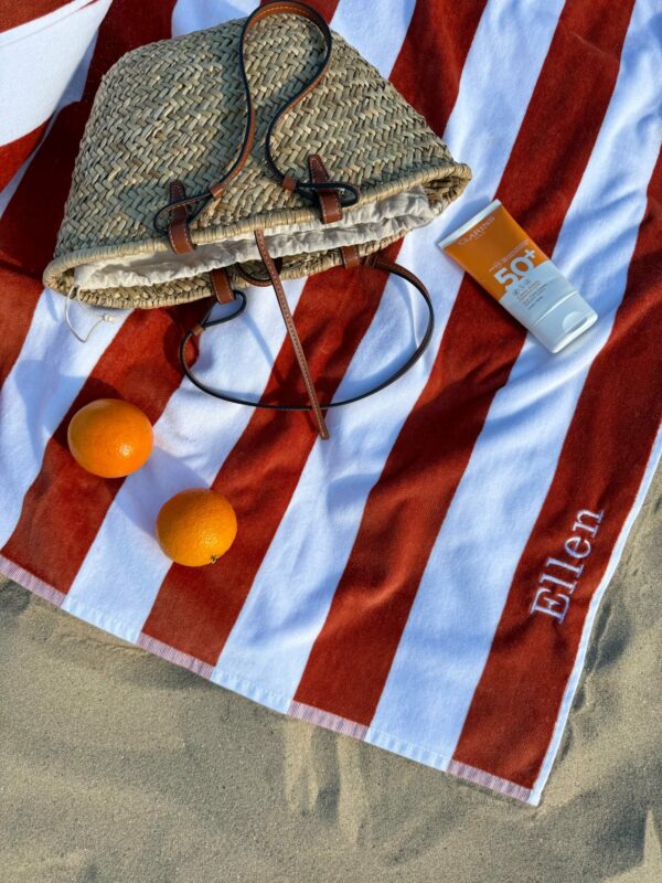 Riviera Beach Towel - Terracotta