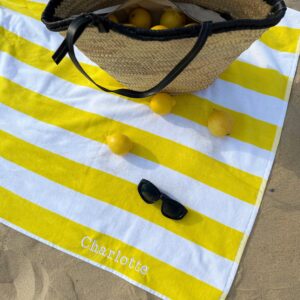 Riviera Beach Towel - Yellow