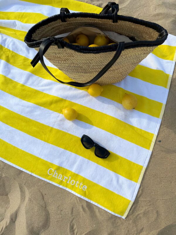 Riviera Beach Towel - Yellow